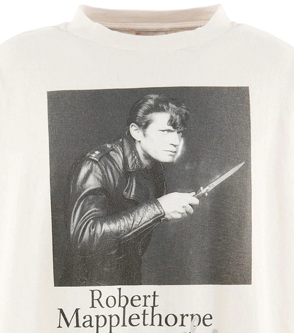 White Graphic Print T-Shirt 3