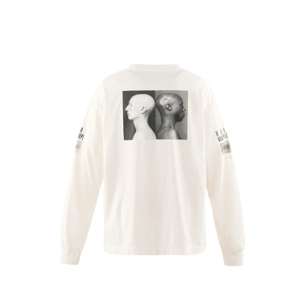 White Full Sleeves T-Shirt 2