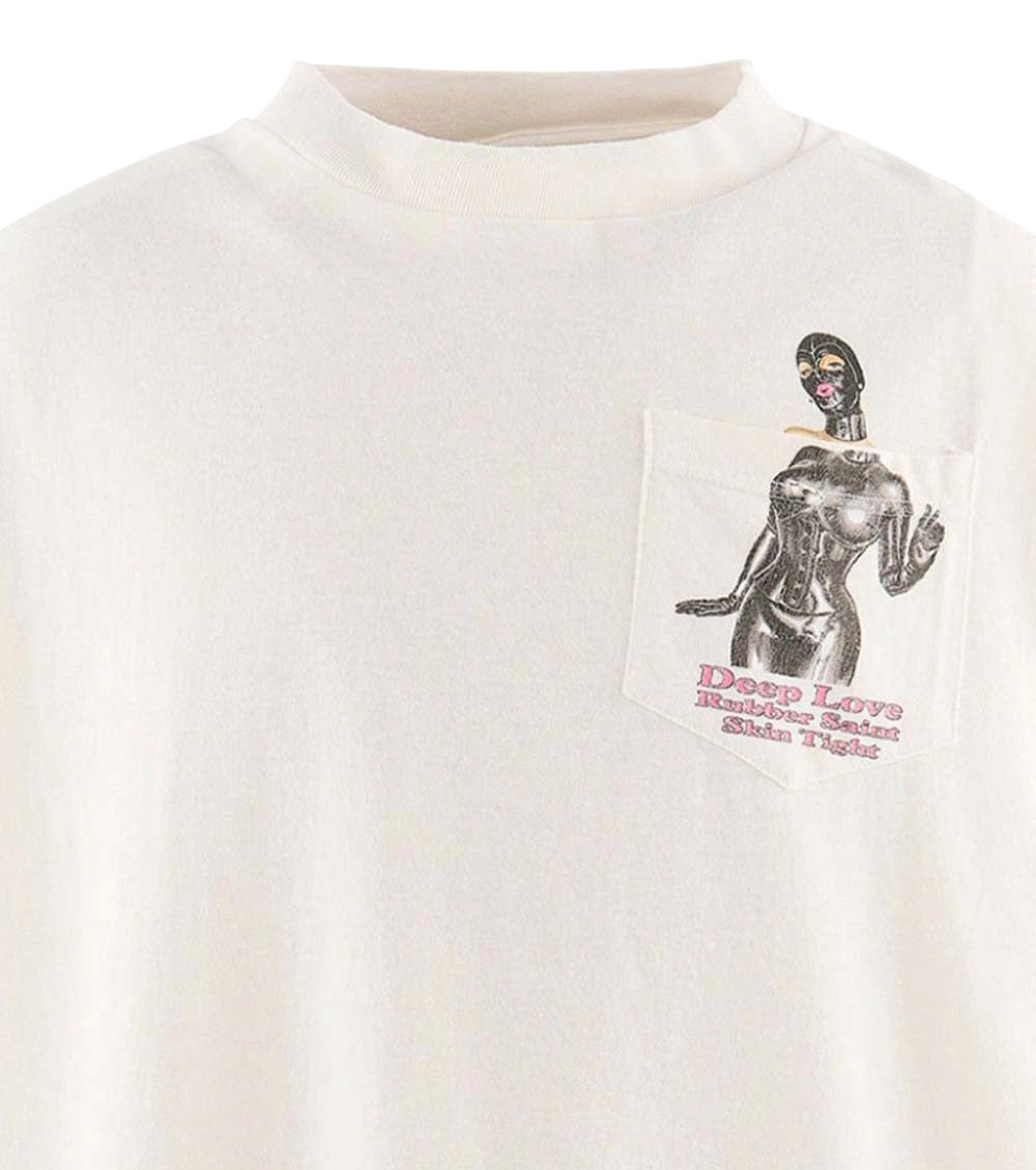 White Crew Neck T-Shirt 3