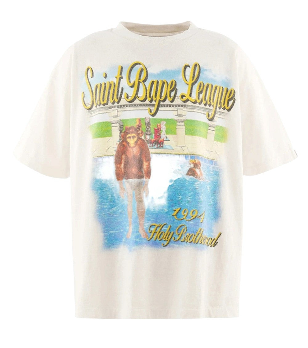 White Graphic Print T-Shirt 1