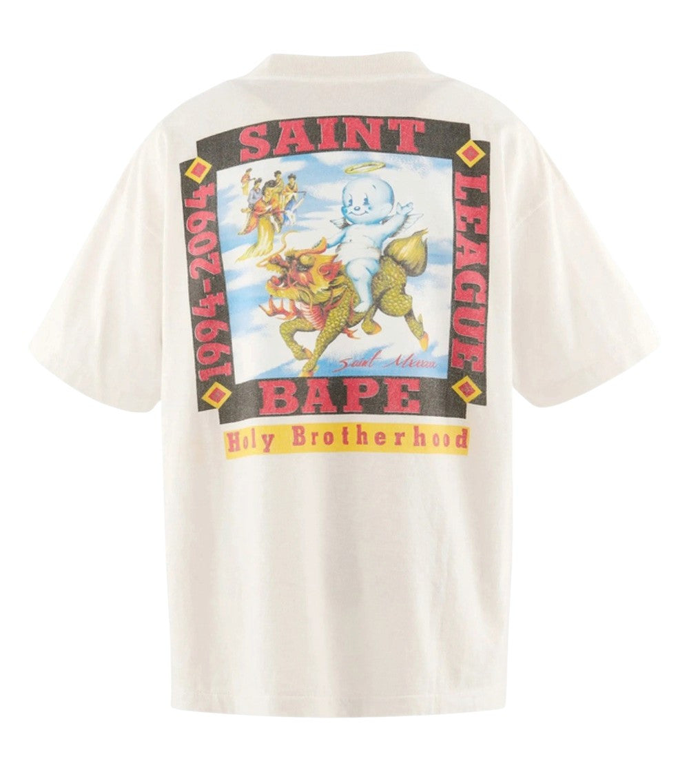 White Graphic Print T-Shirt 2