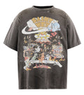 Black Graphic Print T-Shirt 1