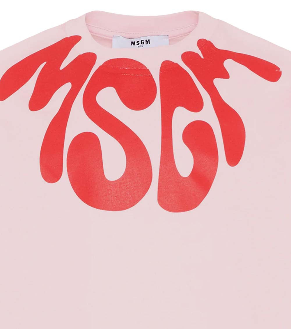 Girls Pink Logo T-Shirt 3