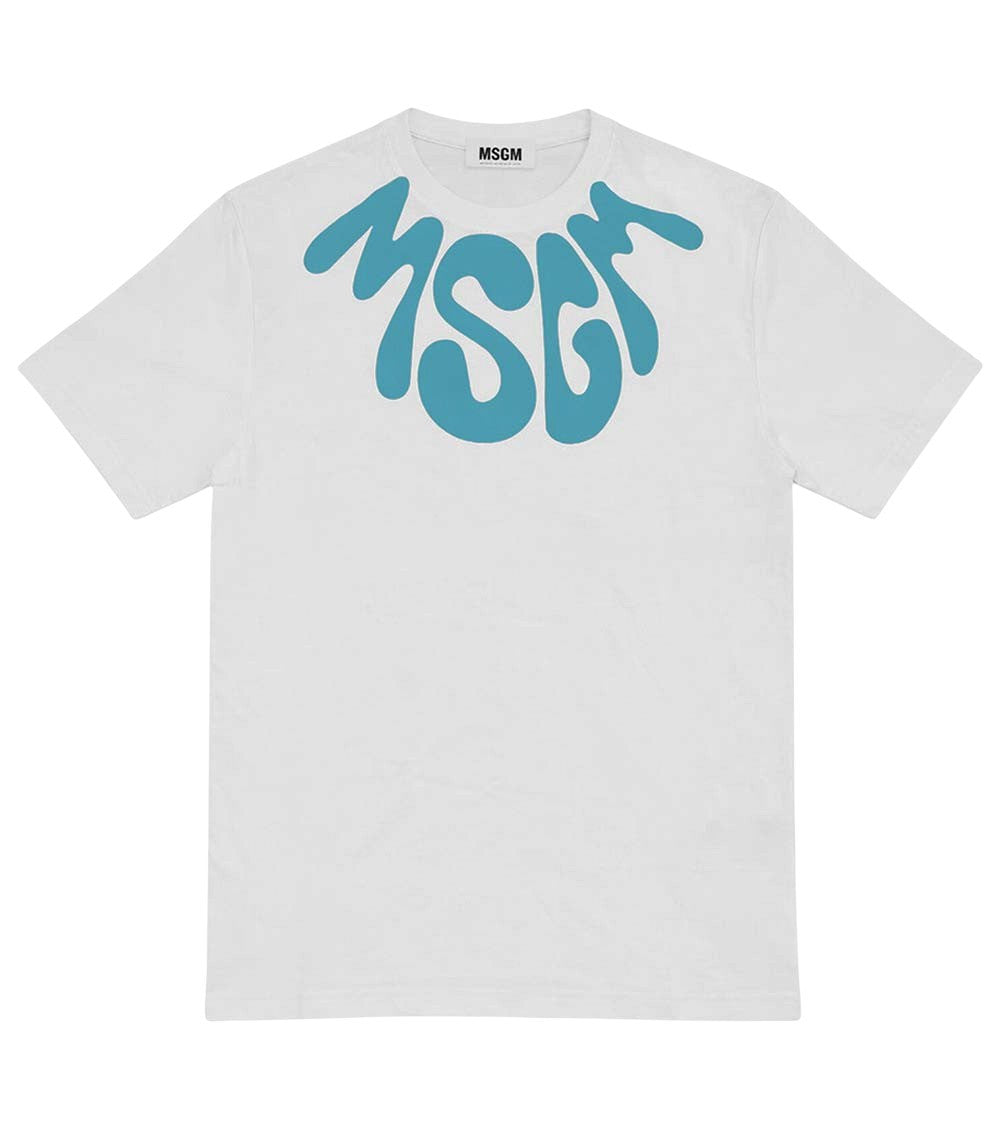 Girls White Logo T-Shirt 1
