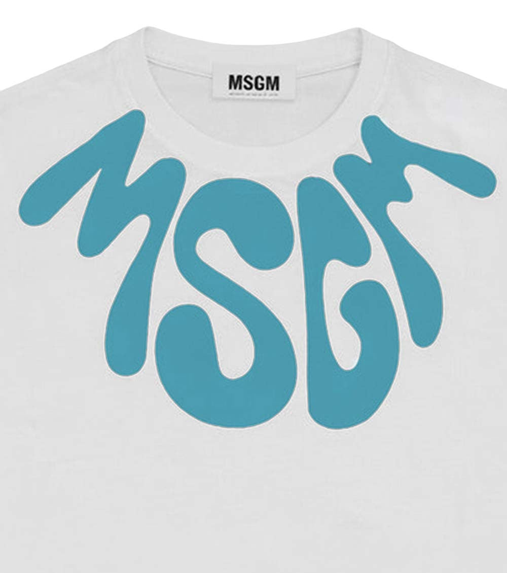 Girls White Logo T-Shirt 3