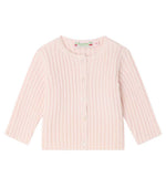Baby Girl Pink Knitted Cardigan 1