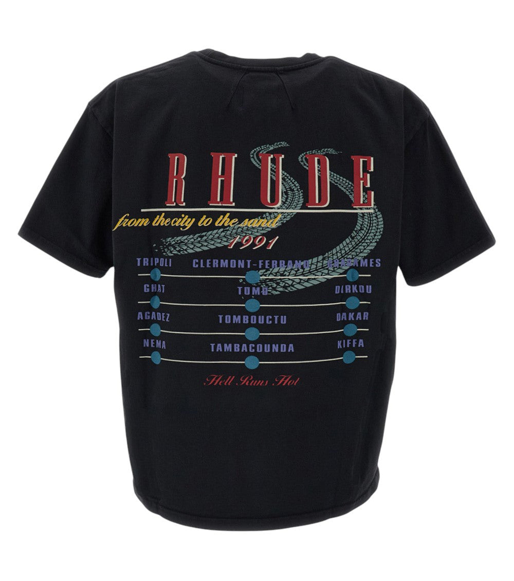 Black Graphic Logo T-Shirt 2