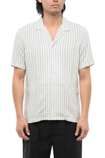 White Regular Stripes Shirt 1