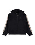 Boys Black Checks Hoodie 1