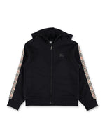 Boys Black Checks Hoodie 1
