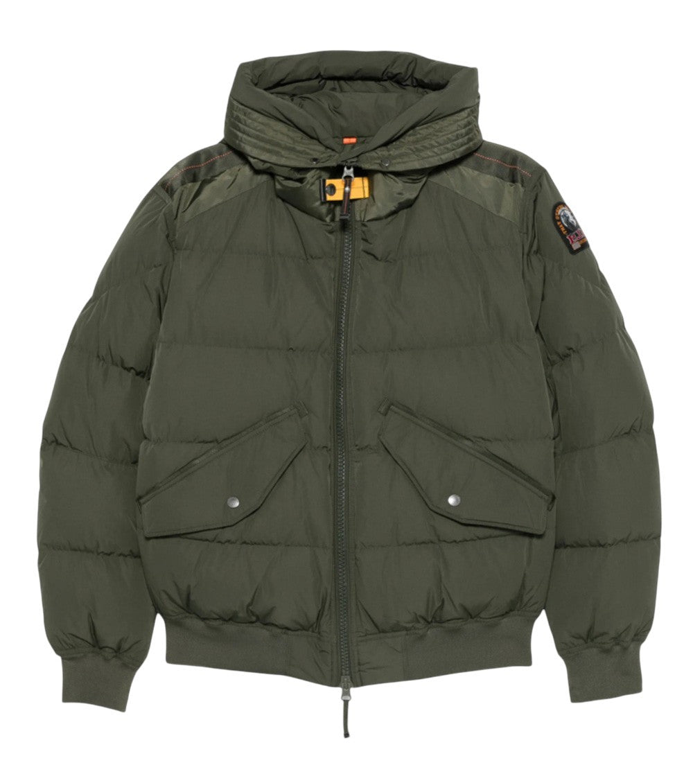 Olive Quilted Hood Jacket 1