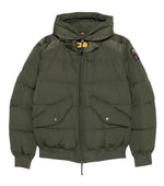 Olive Quilted Hood Jacket 1