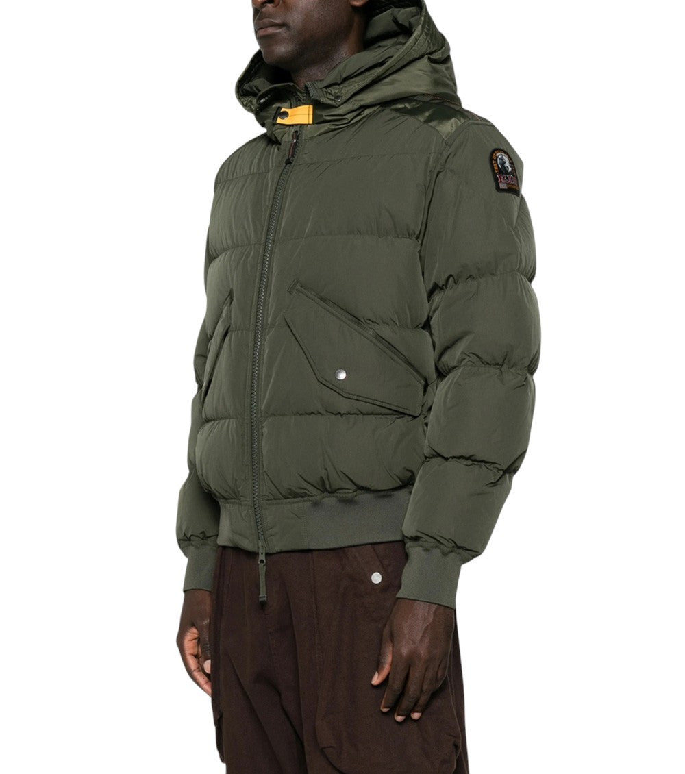 Olive Quilted Hood Jacket 2