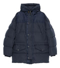 Navy Quilted Hood Jacket 1