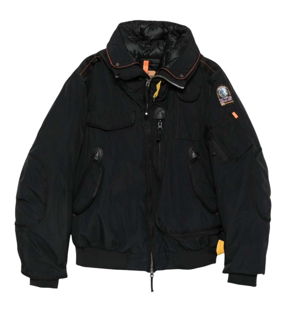 Black Hooded Down Jacket 1