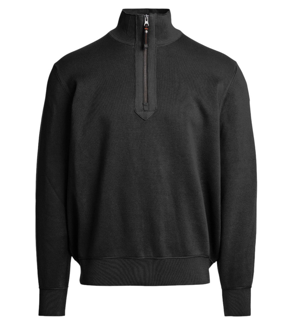 Black Half Zip Sweater 1