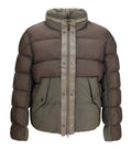Brown Mock Collar Jacket 1