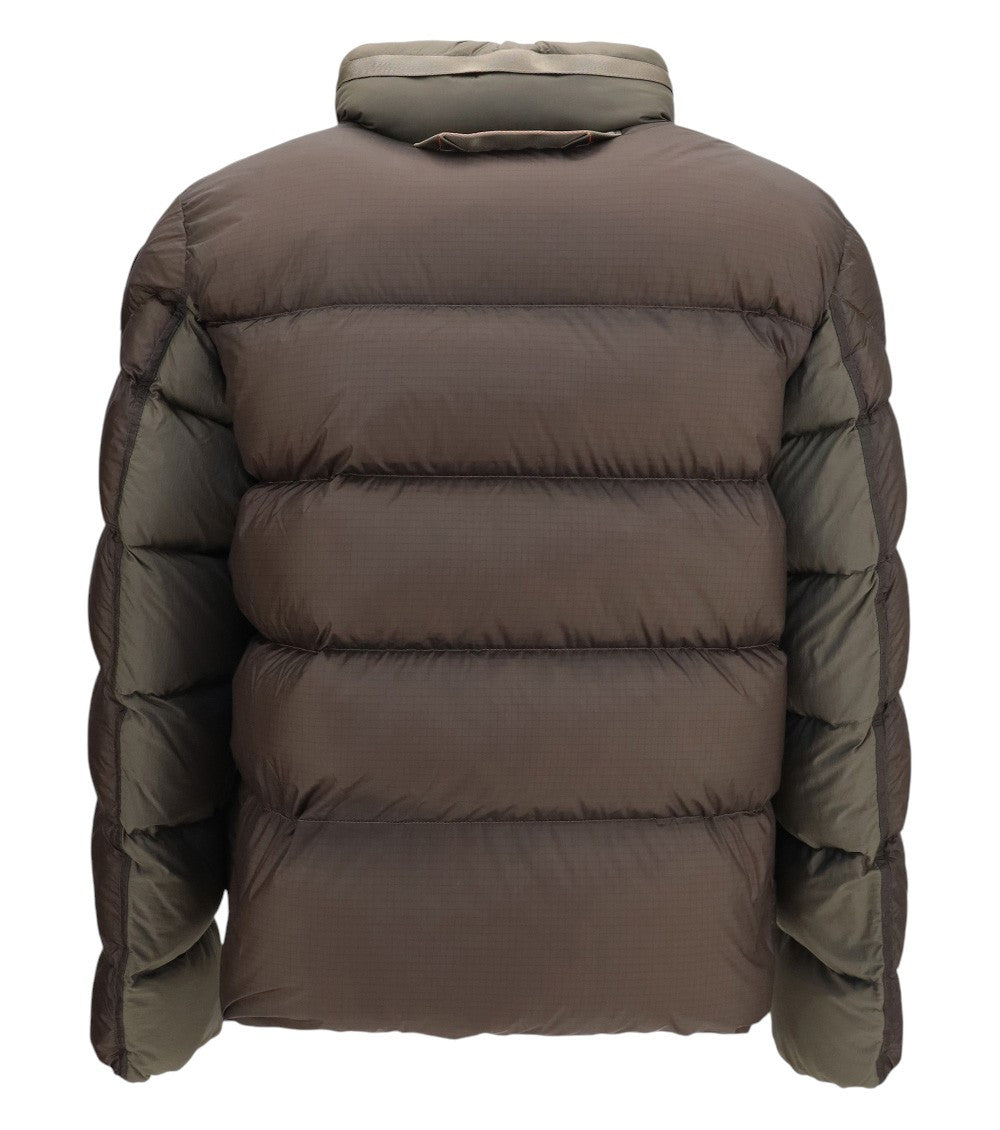 Brown Mock Collar Jacket 2