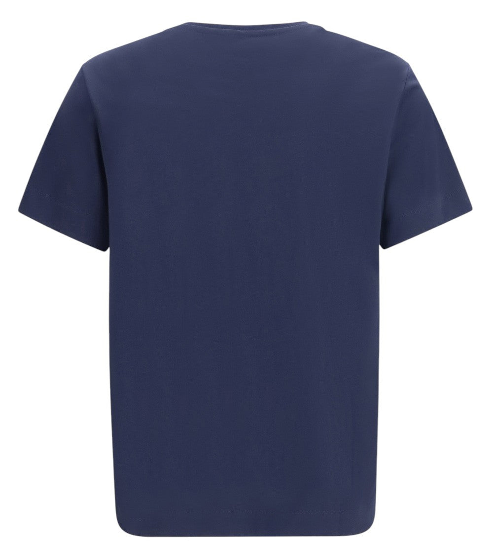 Navy Blue Crew Neck T-Shirt 2