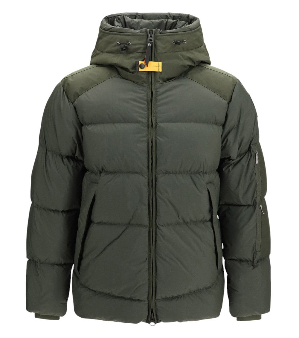 Green Quilted Hood Jacket 1