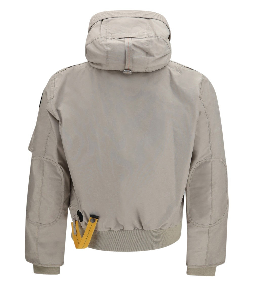 Grey Hooded Bomber Jacket 2
