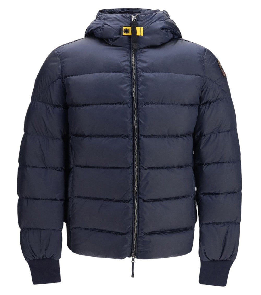 Navy Blue Quilted Hood Jacket 1