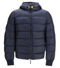 Navy Blue Quilted Hood Jacket 1