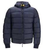 Navy Blue Quilted Hood Jacket 1