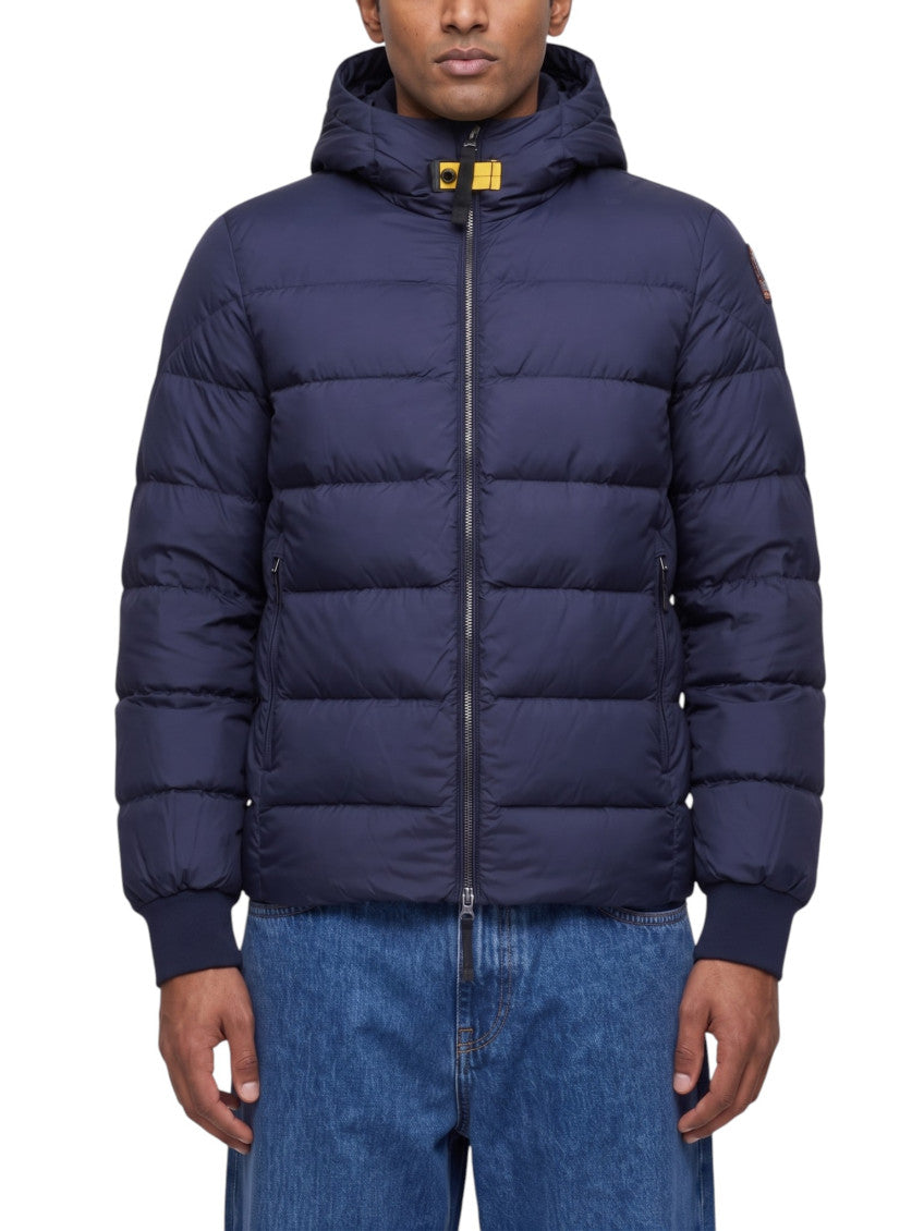 Navy Blue Quilted Hood Jacket 2