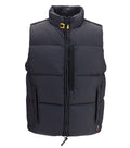 Black Padded Sleeveless Jacket 1