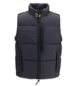 Black Padded Sleeveless Jacket 1