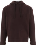 Brown Regular Hooded Sweater 1