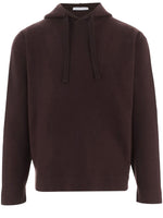 Brown Regular Hooded Sweater 1