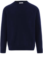 Navy Blue Crew Neck Sweater 1