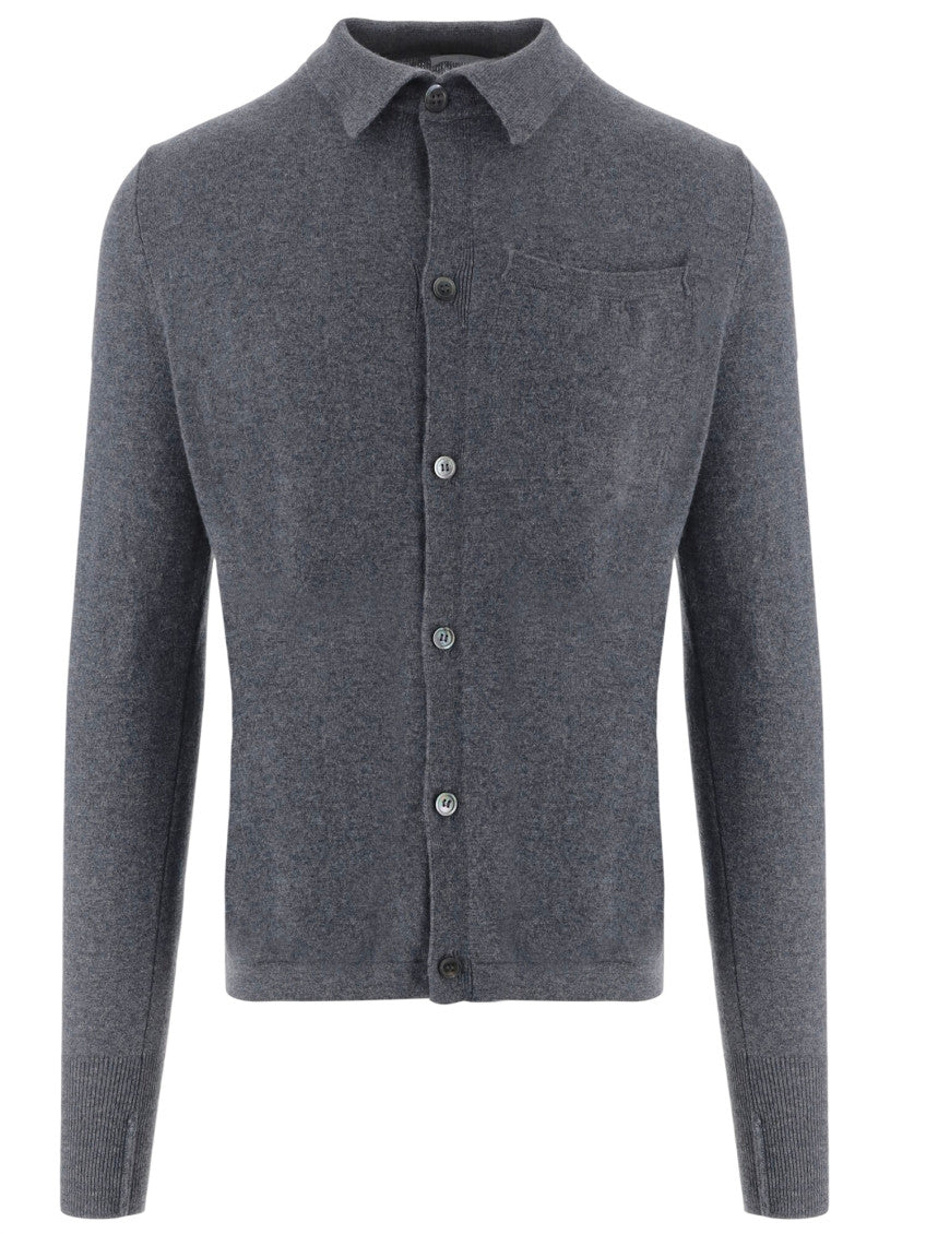 Grey Button Up Cardigan 1