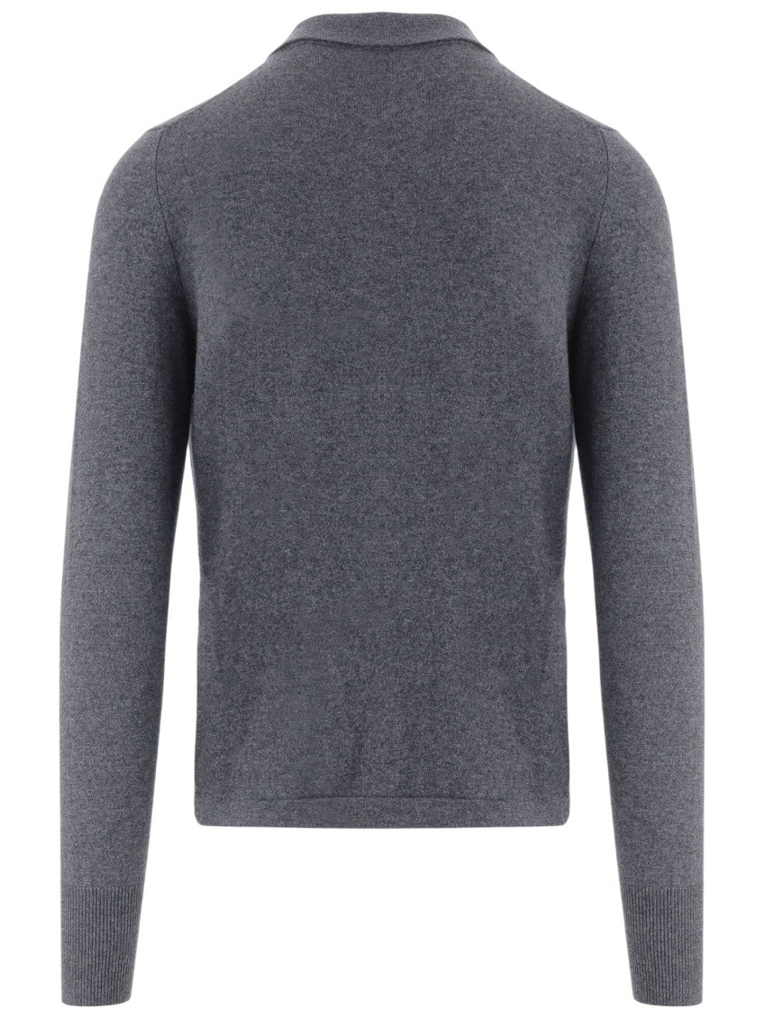 Grey Button Up Cardigan 2