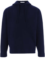 Navy Blue Hooded Sweater 1