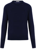 Navy Blue V Neck Sweater 1