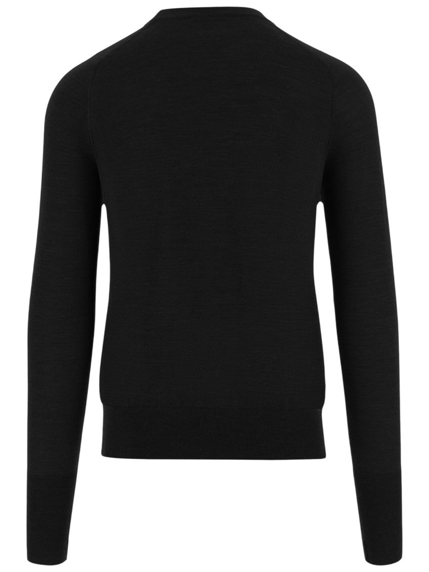 Black Crew Neck Sweater 2