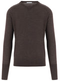 Brown V Neck Sweater 1