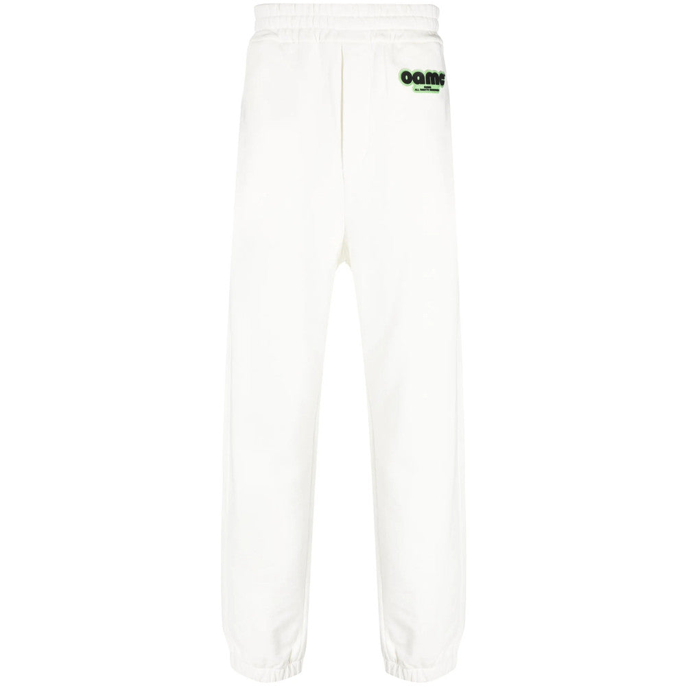 White Regular Track Pants 1