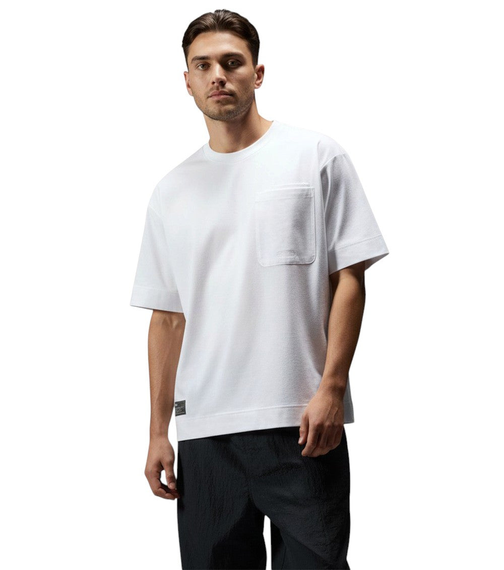 White Crew Neck T-Shirt 2