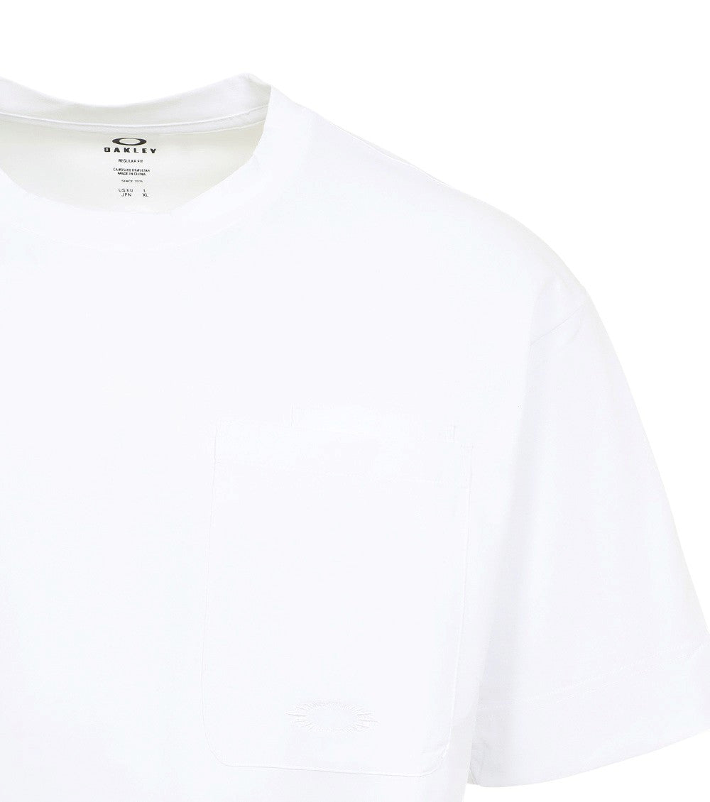 White Crew Neck T-Shirt 4
