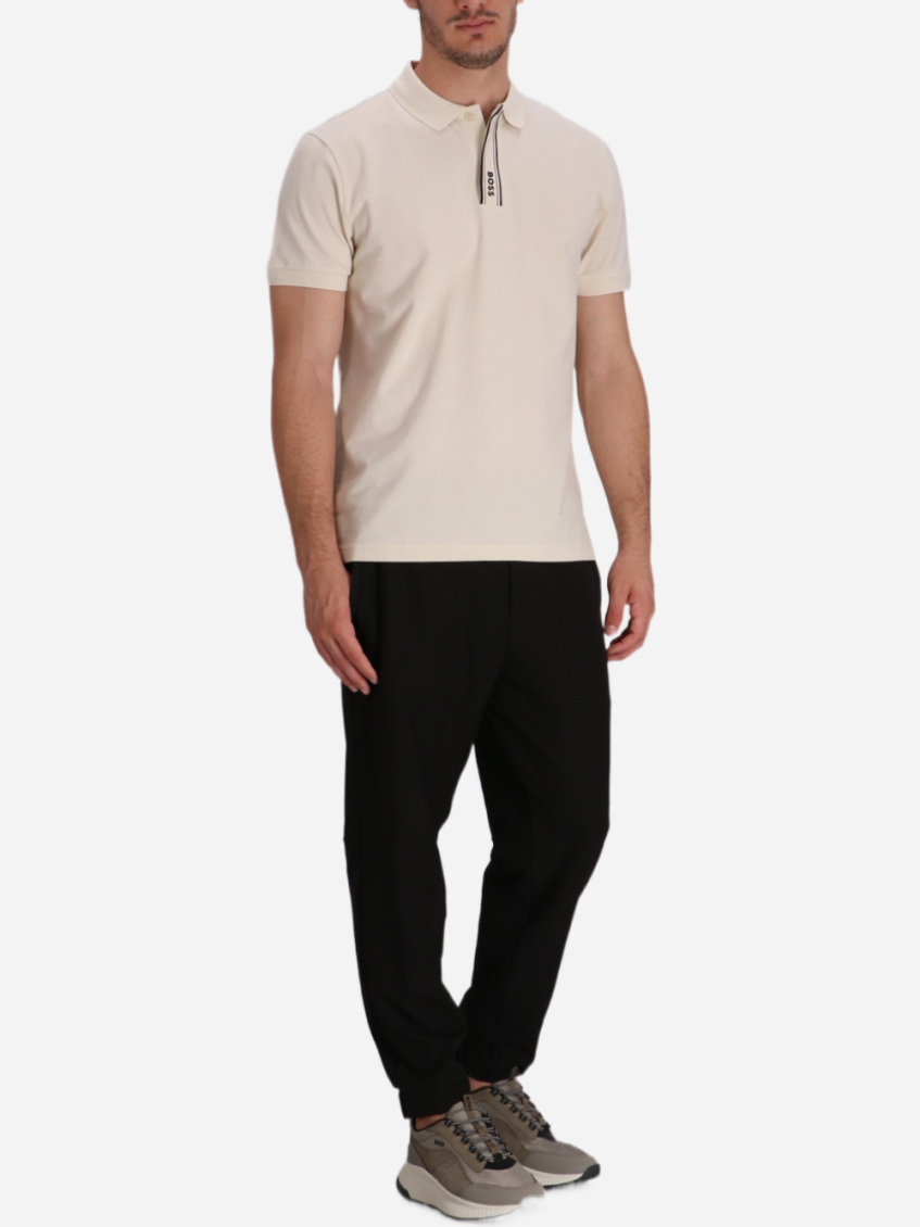 Natural Stripe Logo Polo 3