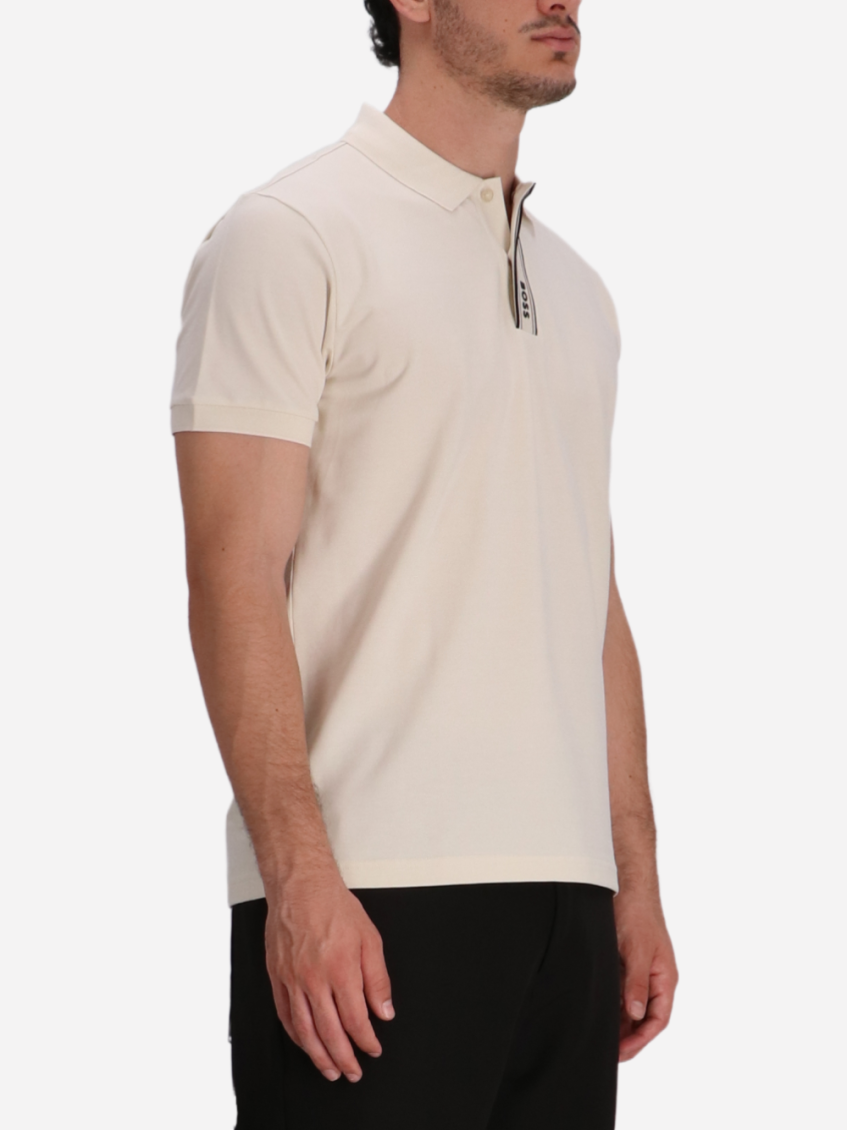 Natural Stripe Logo Polo 4