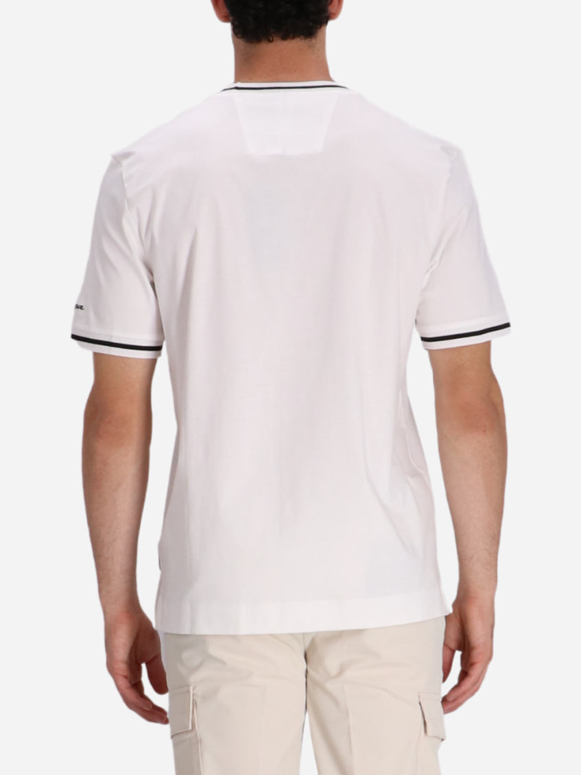 White Crewneck Logo T-Shirt 4
