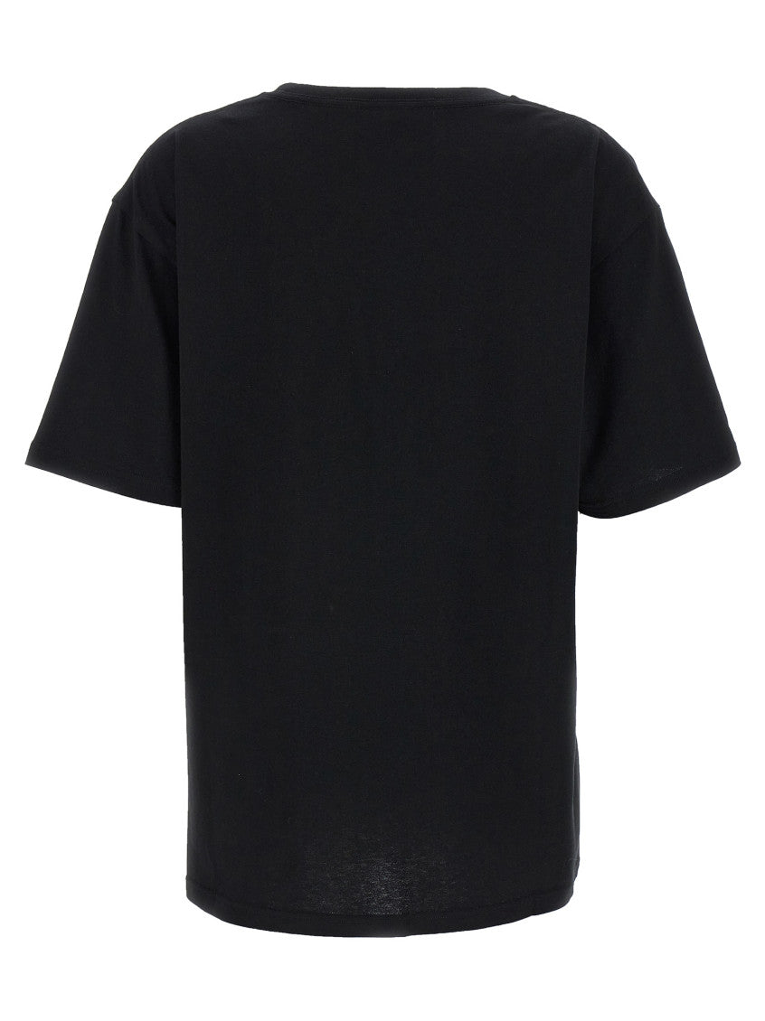 Black Logo Chez Valentino T-shirt 2
