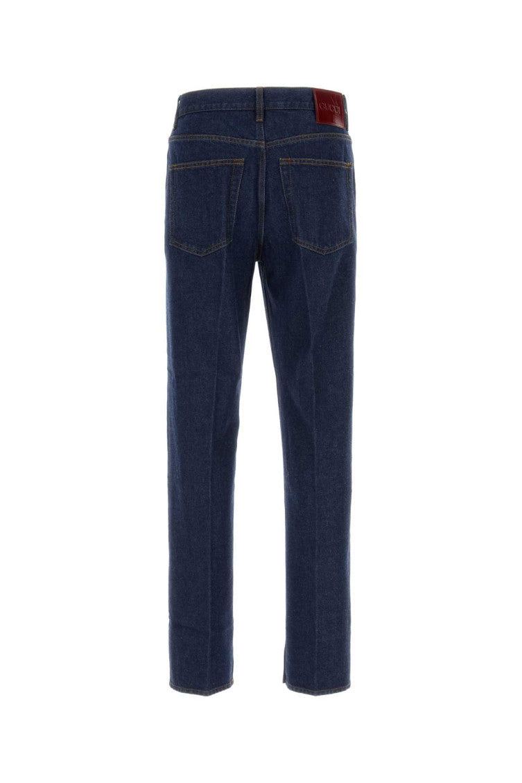 Dark blue denim jeans 2