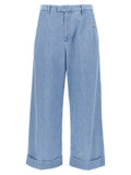 Blue Turn-up Jeans 1