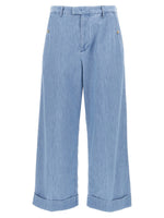 Blue Turn-up Jeans 1
